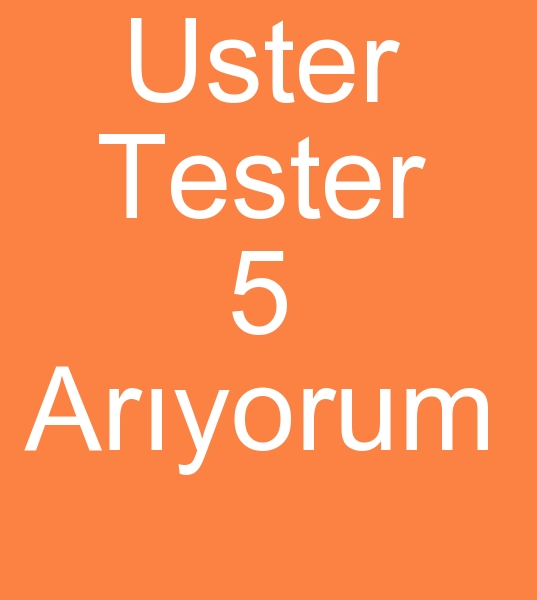 Uster Tester 5 alnacaktr<br><br>Satlk uster tester 5 laboratuar cihaz, kinci el uster tester 5 aryorum<br><br><br>ikinci el Uster tester5, uster tester 5