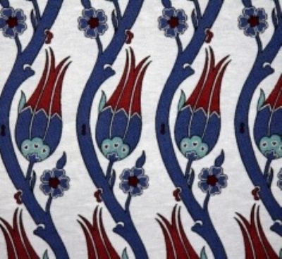 Osmanl lale motifli 750 gr/m2 gramajl dokuma goblen kuma