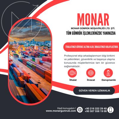 Monar Gümrük Müşavirliği Ltd.Şti.  - 