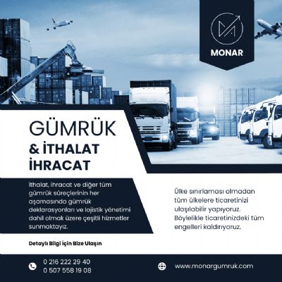 Monar Gümrük Müşavirliği Ltd.Şti.  - 