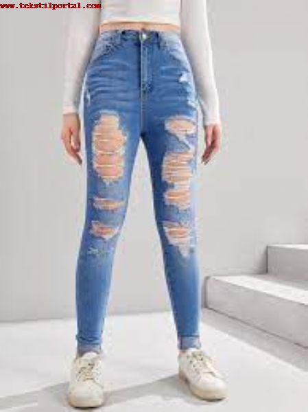 Fashion women jean pants manufacturer