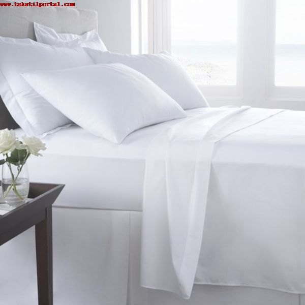 white color hotel bed linens