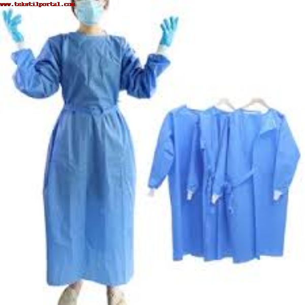 Tela hasta nlkleri reticisi, Disposable hospital gown