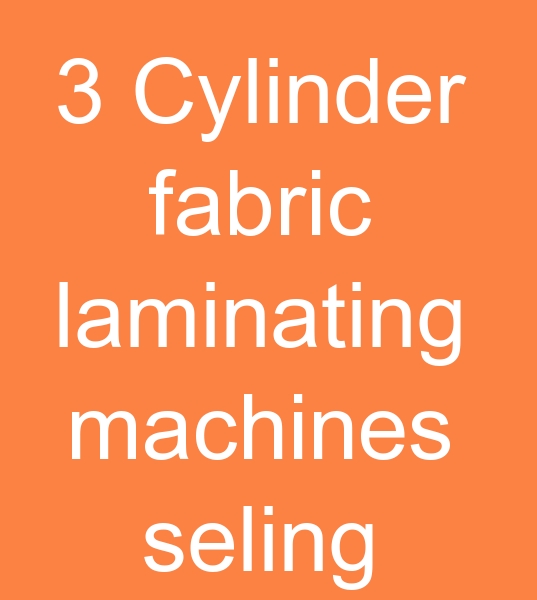 3 Silindirli kuma laminasyon makineleri, Satlk Su bazl laminasyon makinas, kinci el Su bazl laminasyon makinalar,