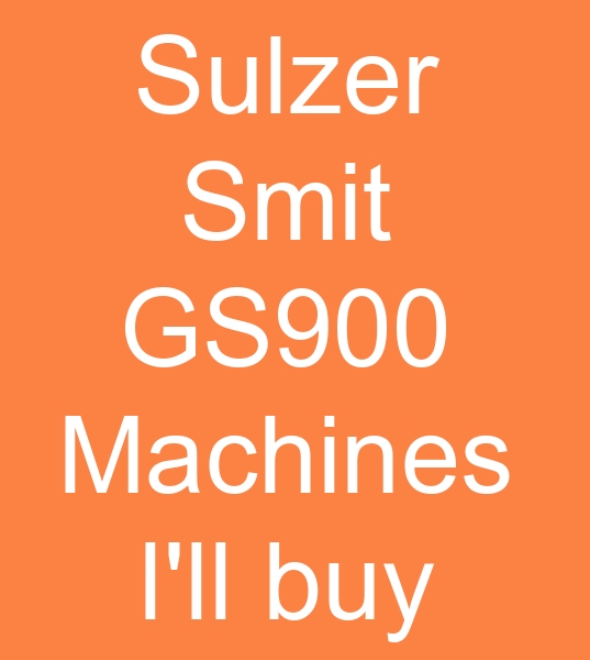 Sulzer -Smit GS900 Weaving Machines purchase request from India