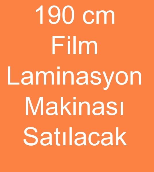kinci el 190 cm Film Laminasyon makinalar, kinci el Film laminasyon makinesi