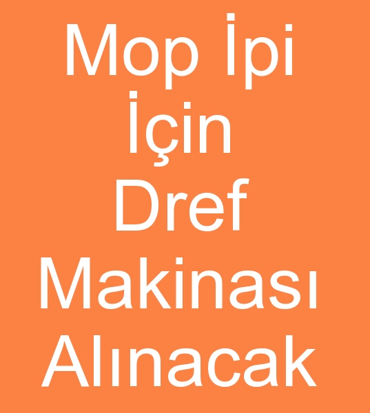 Satlk Dref makinas, kinci el Dref iplik makinesi aryoruz