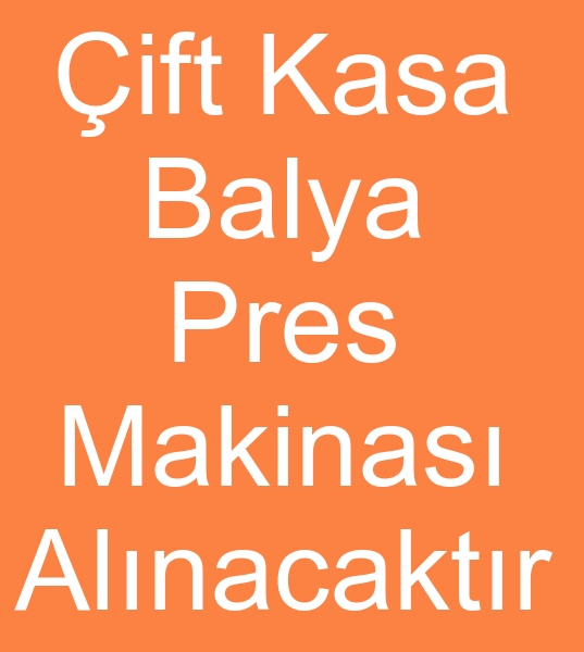 ift Kasa balya pres makinas alnacaktr